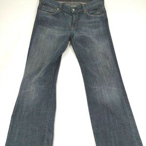 7 For All Mankind Men's 34x29 Boot Cut Jeans